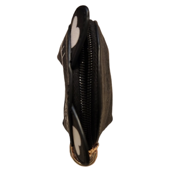 LC Black Cat Mini Coin Purse Keychain Bag - Picture 4 of 7